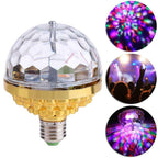 Disco Ball Bulb Rotating Multicolor E27 Base
