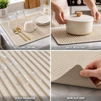 Dish Drying Mat Silicone Non-Slip & Heat-Resistant
