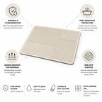 Dish Drying Mat Silicone Non-Slip & Heat-Resistant