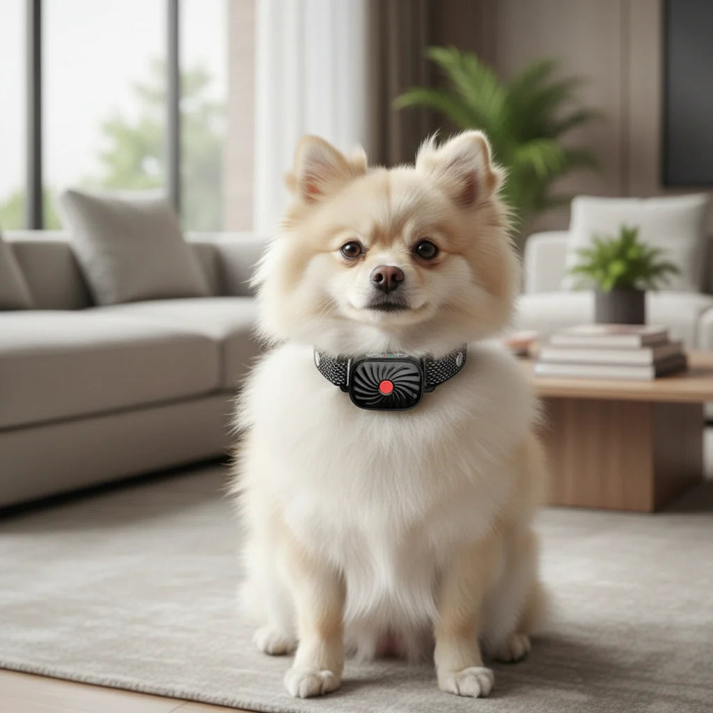 Dog Bark Control Collar Sound & Vibration Microphone Detection