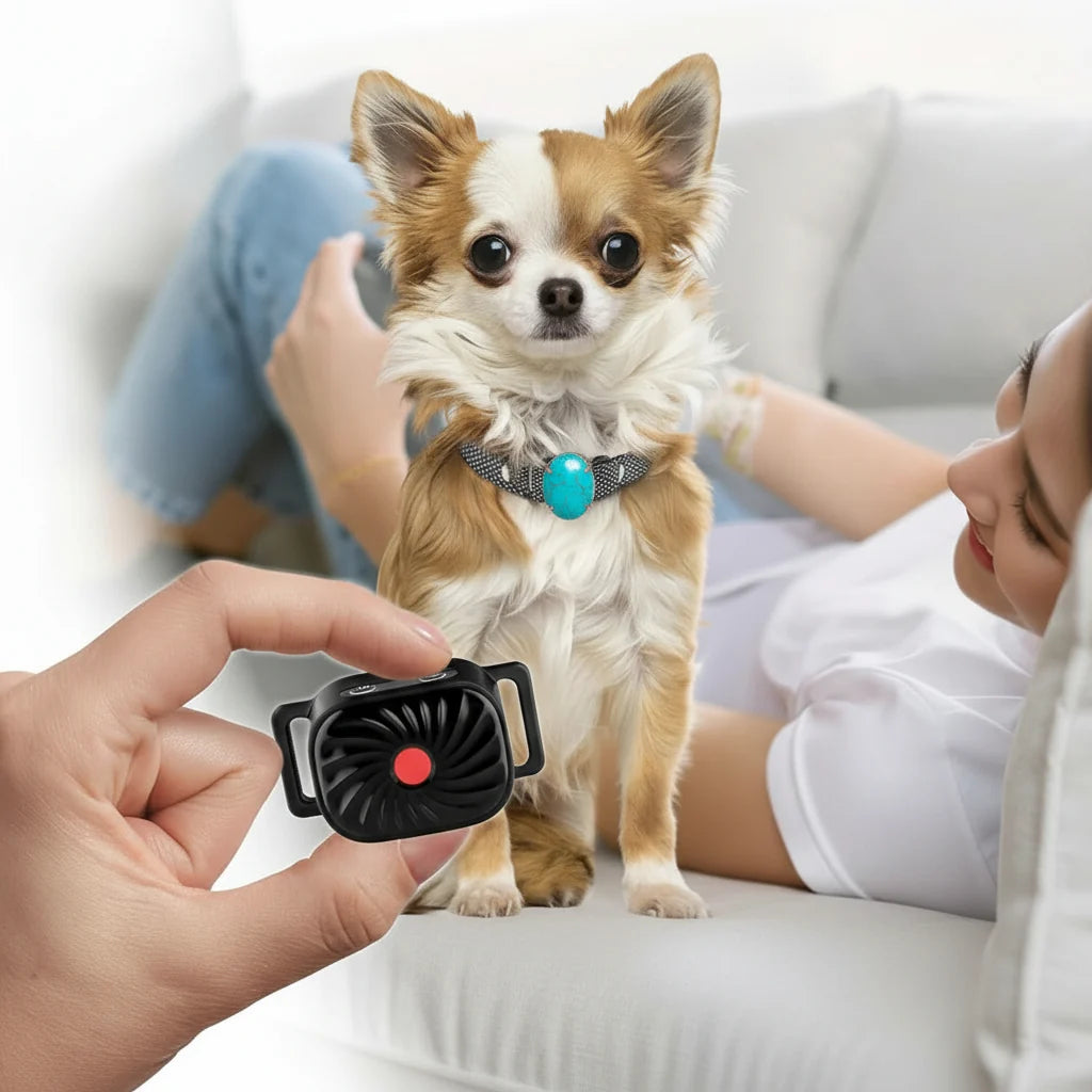 Dog Bark Control Collar Sound & Vibration Microphone Detection