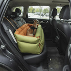 Dog Car Seat Bed Large Faux Leather Non-Slip