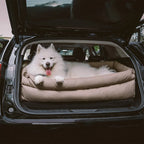 Dog Car Seat Bed Large Faux Leather Non-Slip