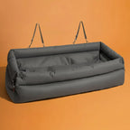 Dog Car Seat Bed Large Faux Leather Non-Slip