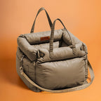 Dog Car Seat Elevated Padded With Integrated Safety Belt