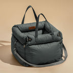 Dog Car Seat Elevated Padded With Integrated Safety Belt