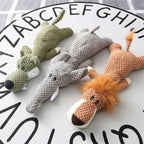 Dog Chew Toy Indestructible Textured Denim Dental Care