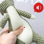 Dog Chew Toy Indestructible Textured Denim Dental Care