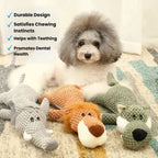 Dog Chew Toy Indestructible Textured Denim Dental Care
