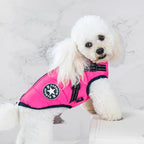 Dog Coat Integrated Harness Water-Resistant Reflective Details