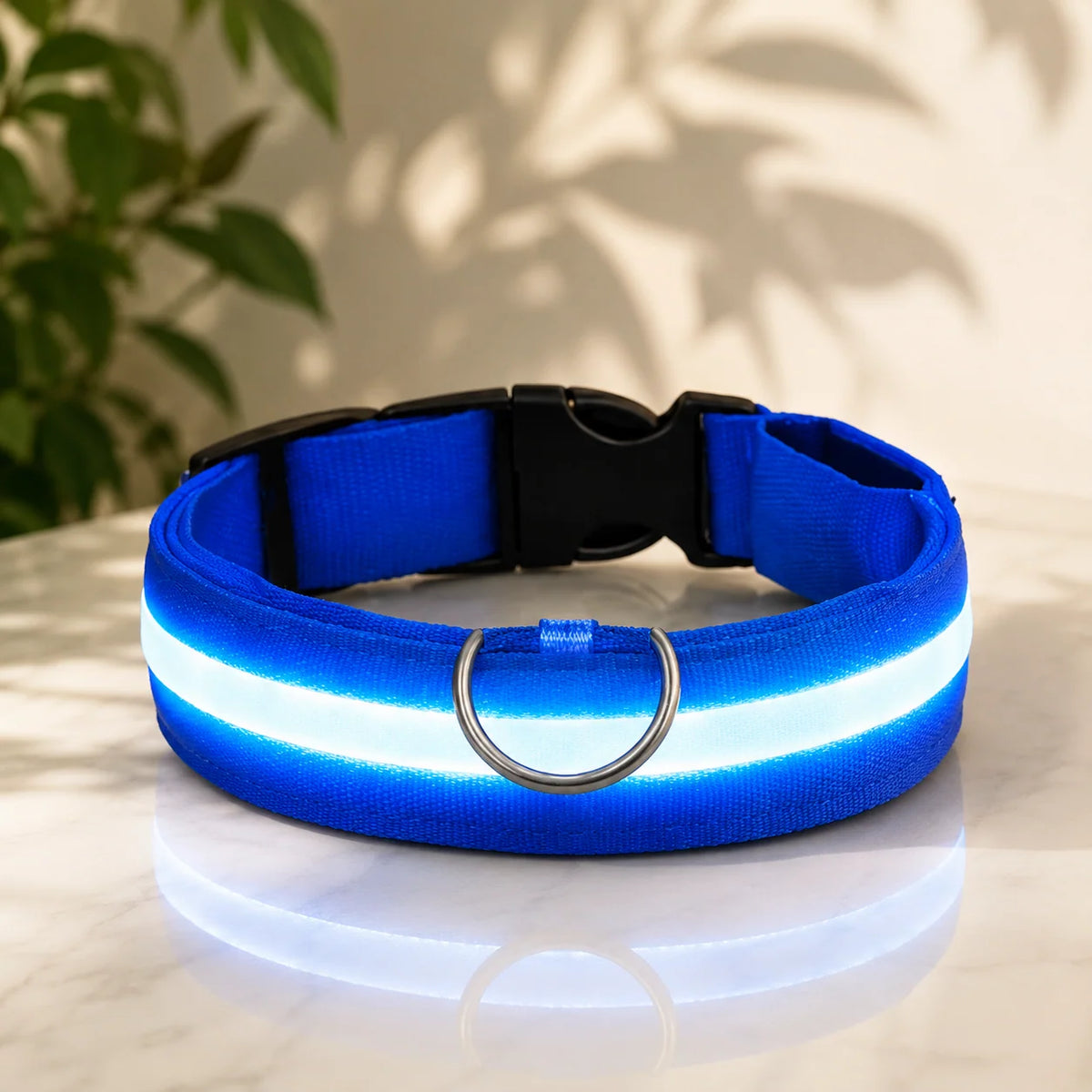 Dog Collar LED Light USB-Rechargeable 3 Light Modes
