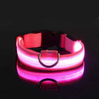 Dog Collar LED Light USB-Rechargeable 3 Light Modes