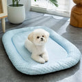 Dog Cooling Mat Temperature-Regulating Machine-Washable Cover & Non-Slip Base