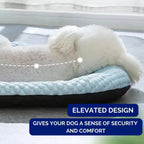 Dog Cooling Mat Temperature-Regulating Machine-Washable Cover & Non-Slip Base