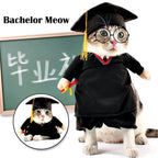 Dog Costume Professor PhD Design Soft Breathable