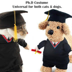 Dog Costume Professor PhD Design Soft Breathable