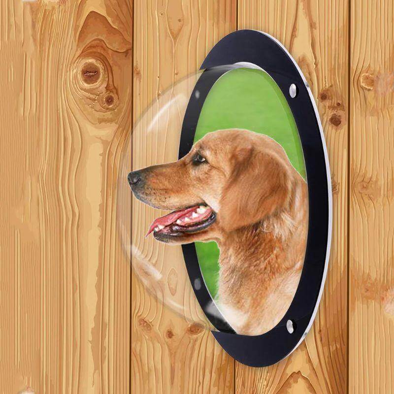 Dog Fence Window Clear Acrylic Easy Installation