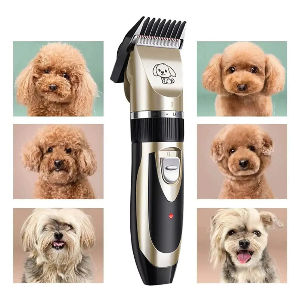 Dog Grooming Trimmer Cordless Quiet Stainless Steel Blade