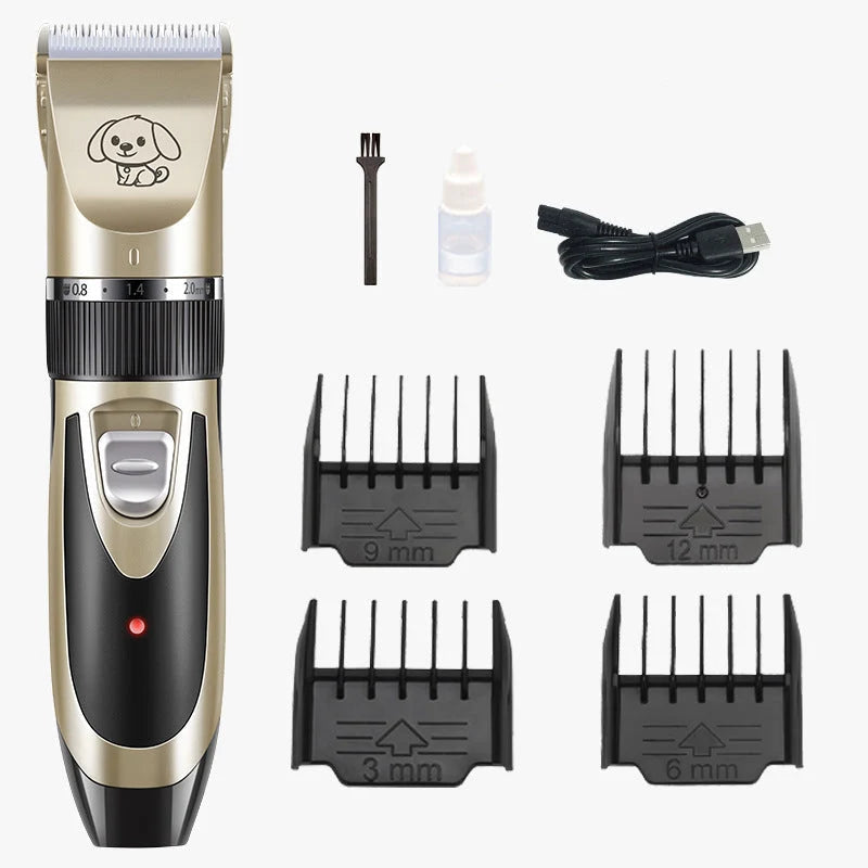 Dog Grooming Trimmer Cordless Quiet Stainless Steel Blade