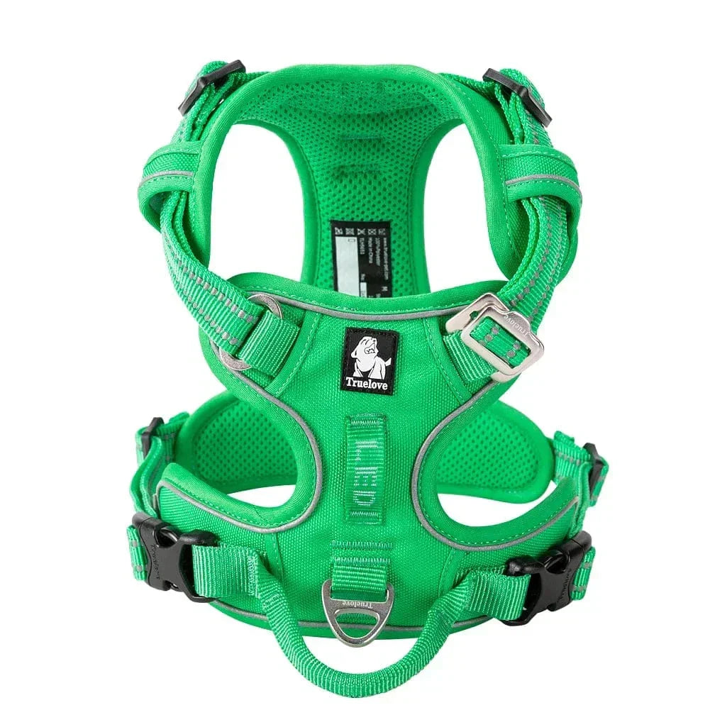 Dog Harness Breathable Pressure-Relief Adjustable Straps & Buckles
