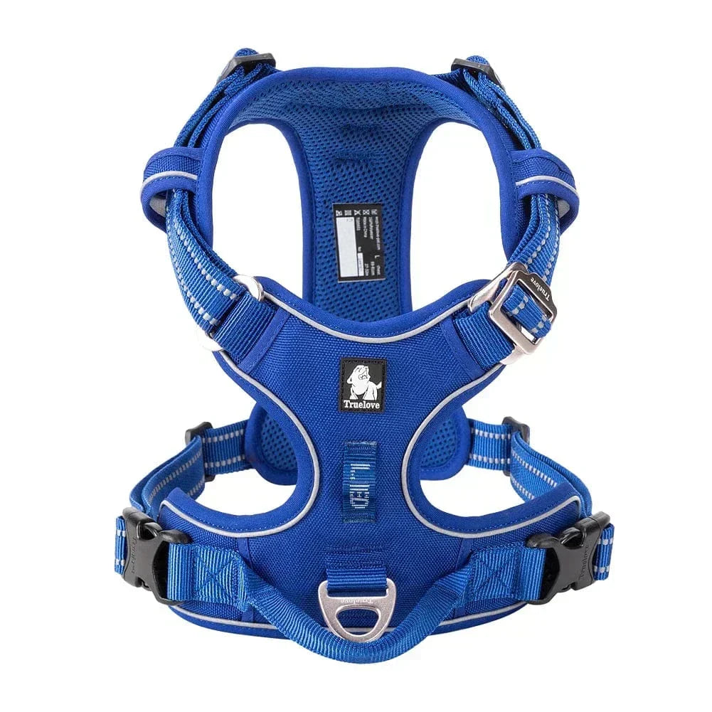 Dog Harness Breathable Pressure-Relief Adjustable Straps & Buckles