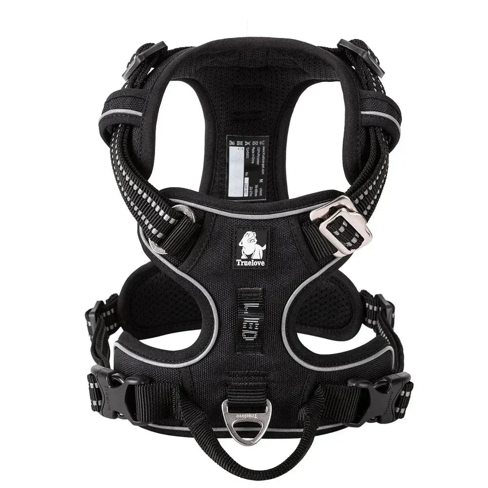 Dog Harness Breathable Pressure-Relief Adjustable Straps & Buckles