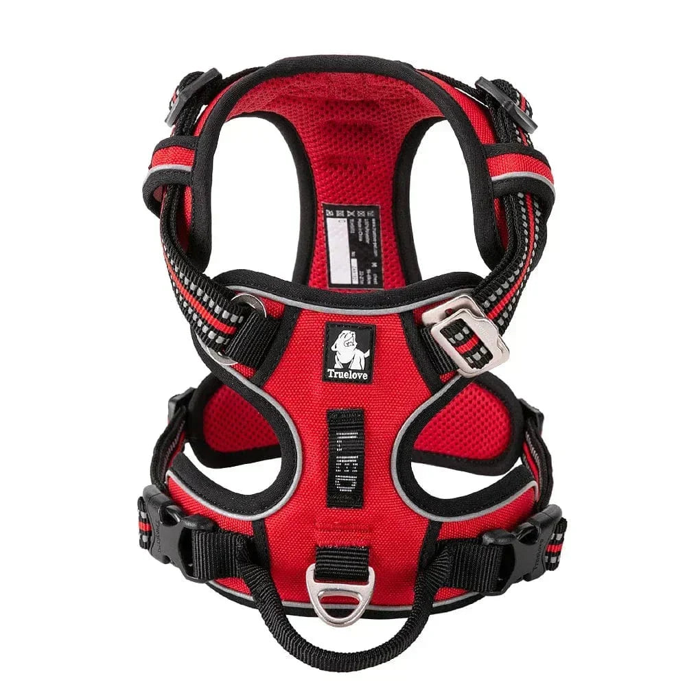 Dog Harness Breathable Pressure-Relief Adjustable Straps & Buckles