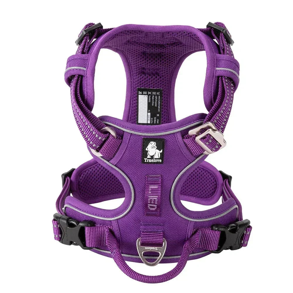 Dog Harness Breathable Pressure-Relief Adjustable Straps & Buckles