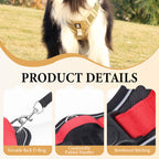 Dog Harness & Leash Set Anti-Pull Front-Clip Integrated LED