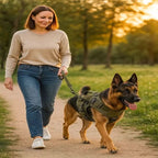 Dog Harness Tactical Vest Control Handle Adjustable Straps