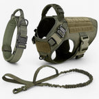 Dog Harness Tactical Vest Control Handle Adjustable Straps