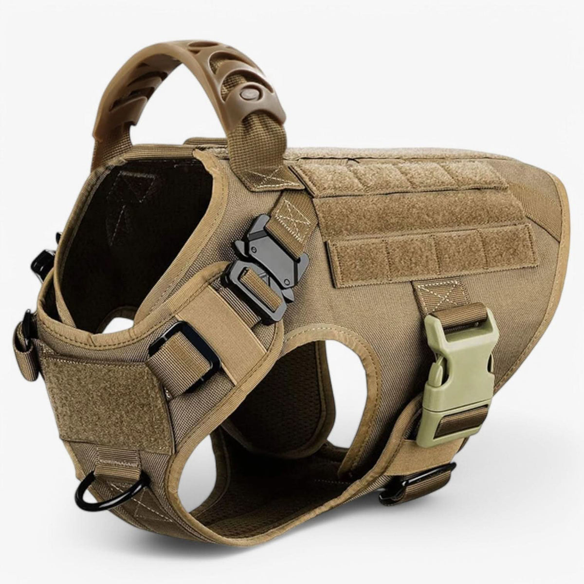 Dog Harness Tactical Vest Control Handle Adjustable Straps