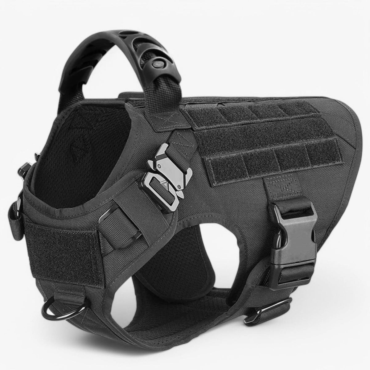 Dog Harness Tactical Vest Control Handle Adjustable Straps