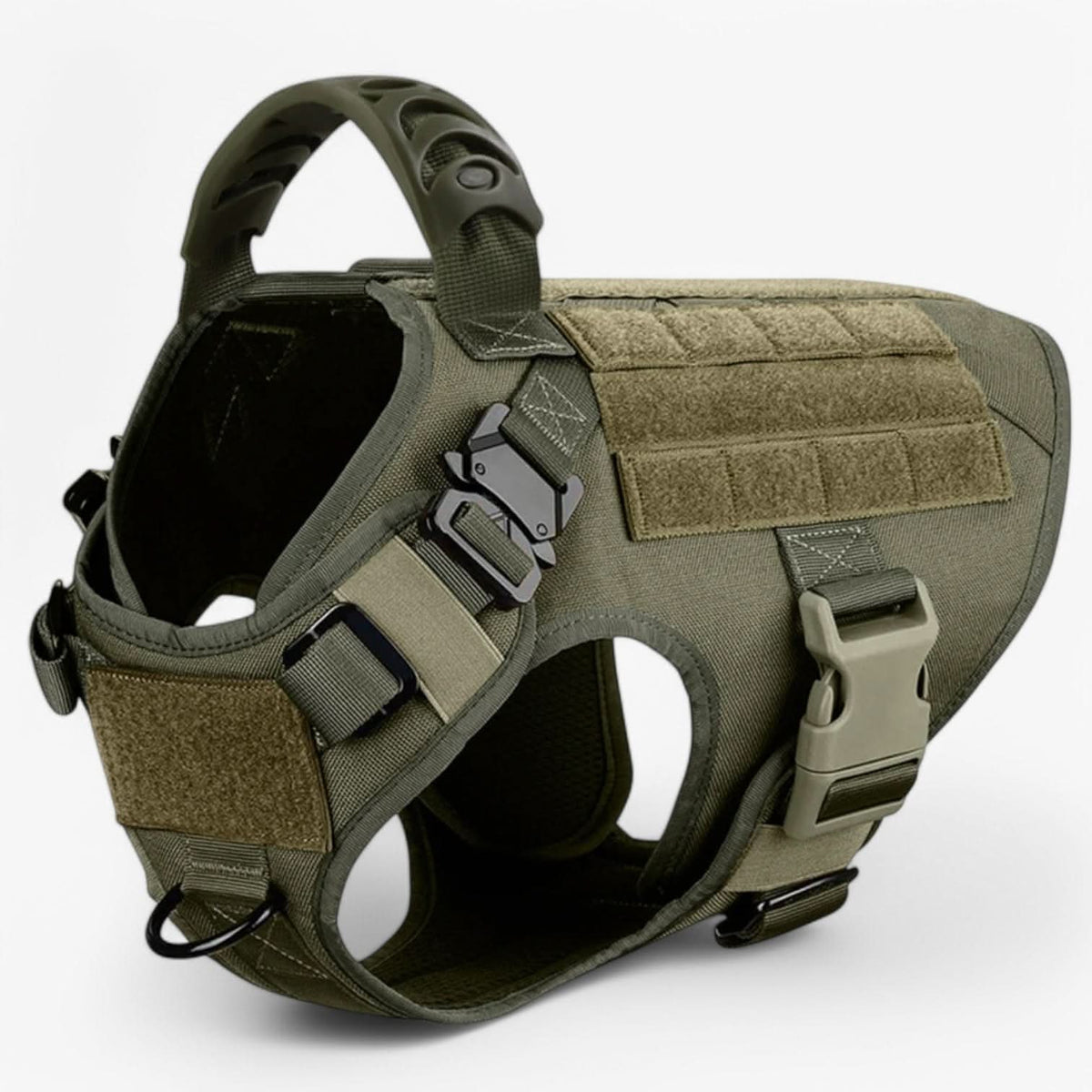 Dog Harness Tactical Vest Control Handle Adjustable Straps