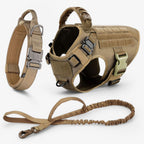 Dog Harness Tactical Vest Control Handle Adjustable Straps