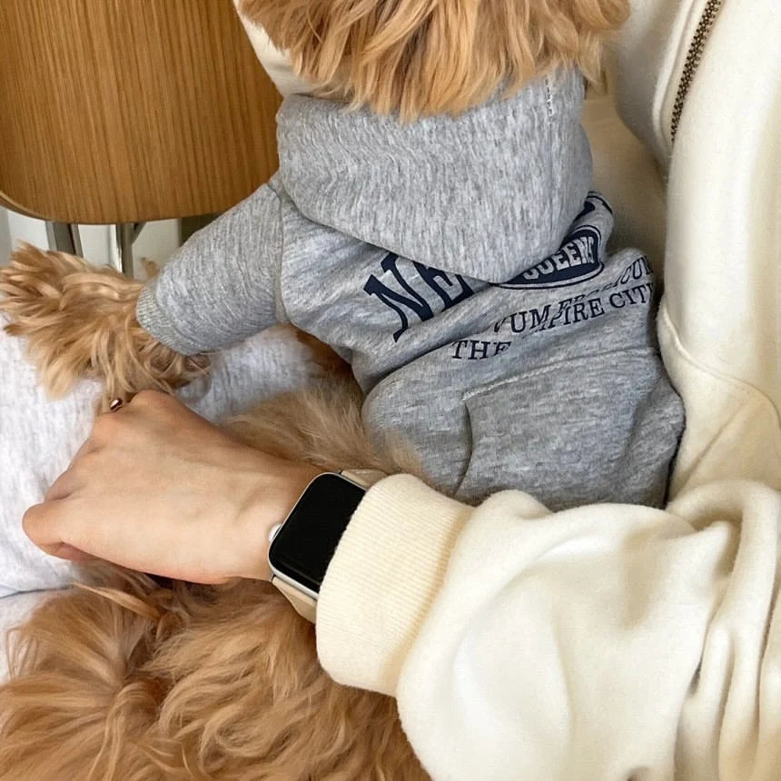 Dog Hoodie Cotton Fleece Lightweight Hood Machine Washable