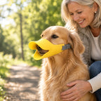 Dog Muzzle Soft Silicone Duckbill Design Adjustable Strap