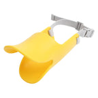 Dog Muzzle Soft Silicone Duckbill Design Adjustable Strap