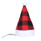 Dog Santa Hat Plush Adjustable Fit