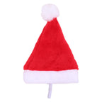 Dog Santa Hat Plush Adjustable Fit