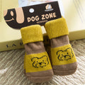 Dog Socks Non-Slip Cotton Set of 4