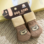 Dog Socks Non-Slip Cotton Set of 4