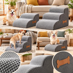 Dog Stairs Soft Foam Non-Slip Washable Cover