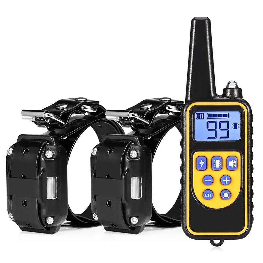 Dog Training Collar Dual Receiver & 2,625 Ft Range