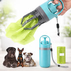 Dog Waste Grabber Contact-Free Six-Claw Integrated Bag Dispenser
