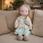 Doll Handcrafted Cotton & Plush 11-Inch