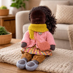 Doll Handcrafted Cotton & Plush 11-Inch
