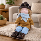 Doll Handcrafted Cotton & Plush 11-Inch