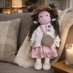 Doll Handcrafted Cotton & Plush 11-Inch