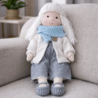 Doll Handcrafted Cotton & Plush 11-Inch